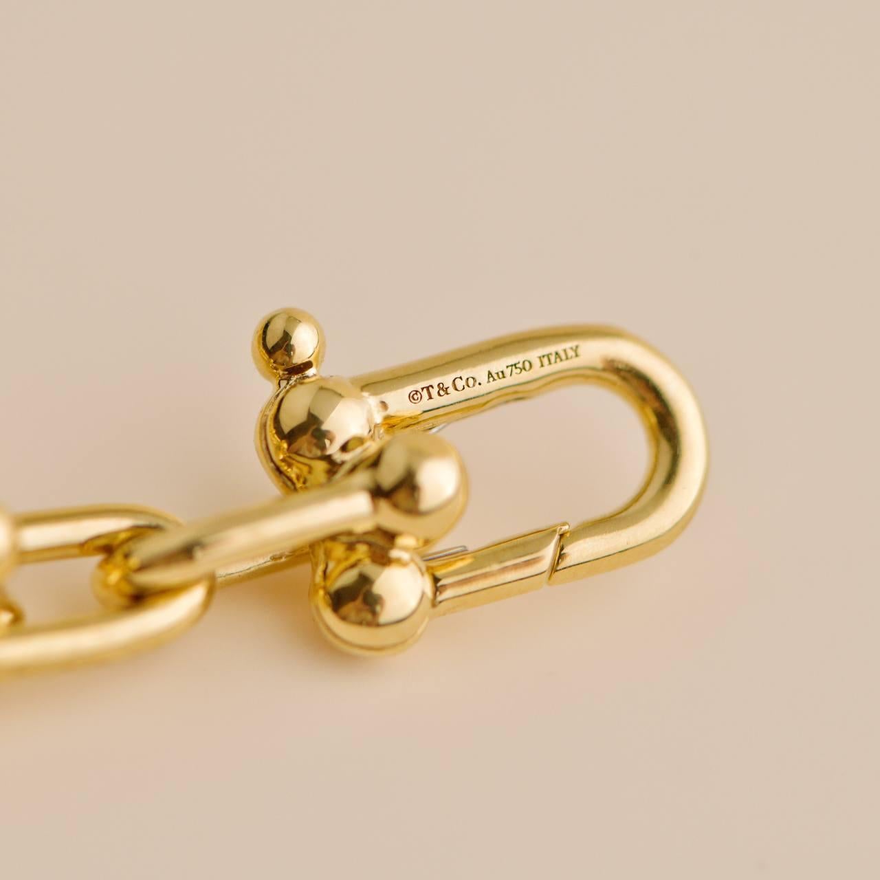 Tiffany & Co. HardWear Small Link 18k Yellow Gold Necklace For Sale 4