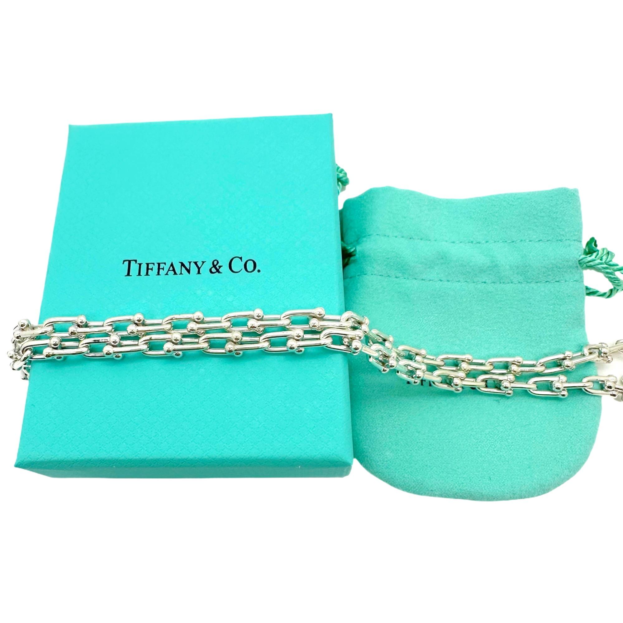 Tiffany & Co. Hardwear Small Link Necklace in Sterling Sliver 18' Length 6
