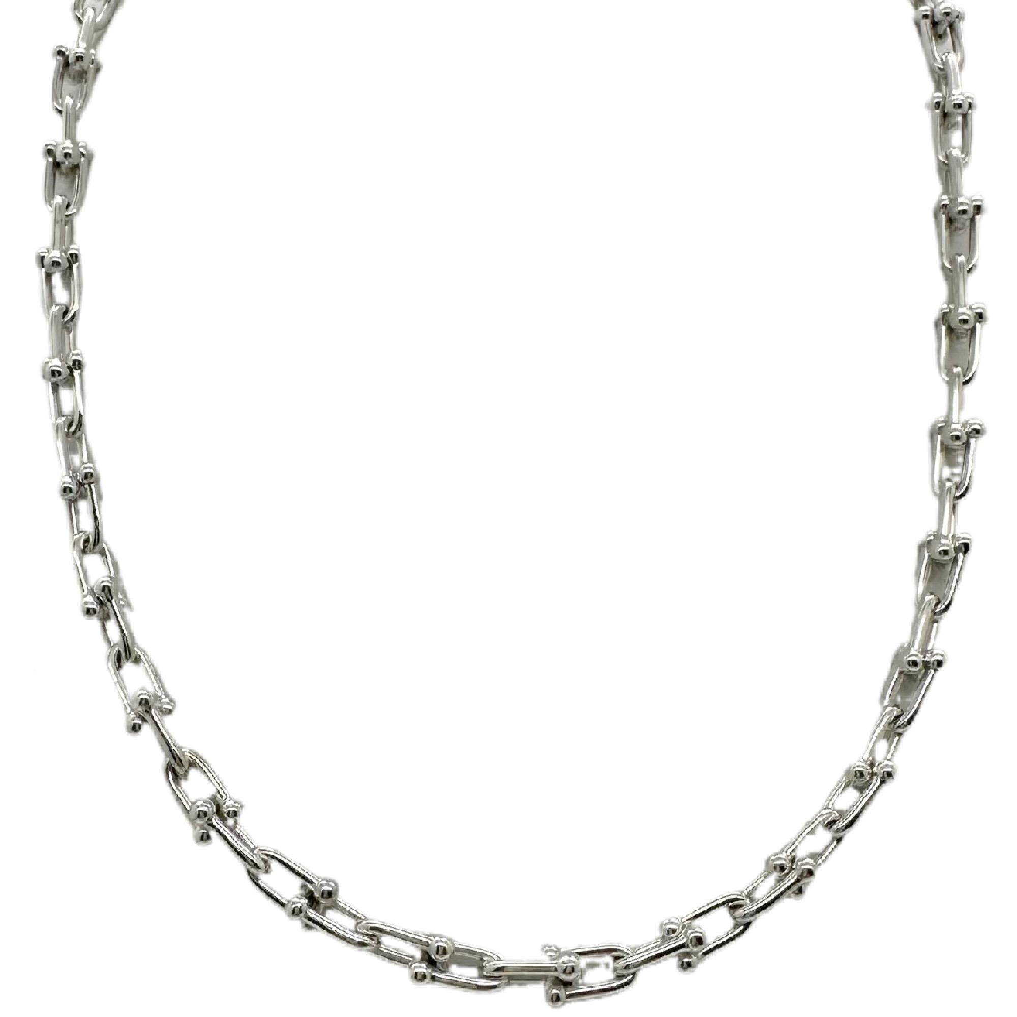 Tiffany & Co. Hardwear Small Link Necklace in Sterling Sliver 18' Length 7