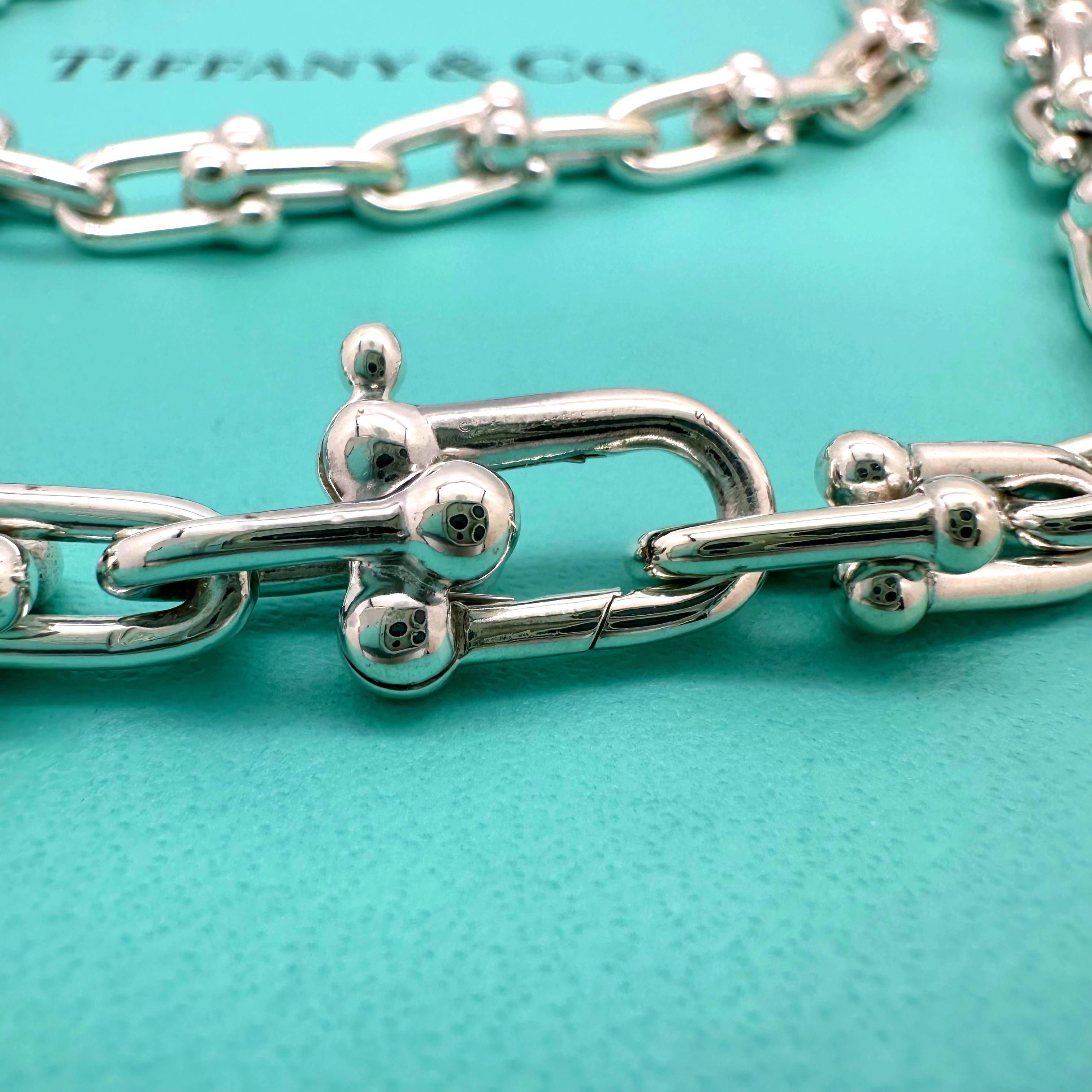 Tiffany & Co. Hardwear Small Link Necklace in Sterling Sliver 18' Length 11
