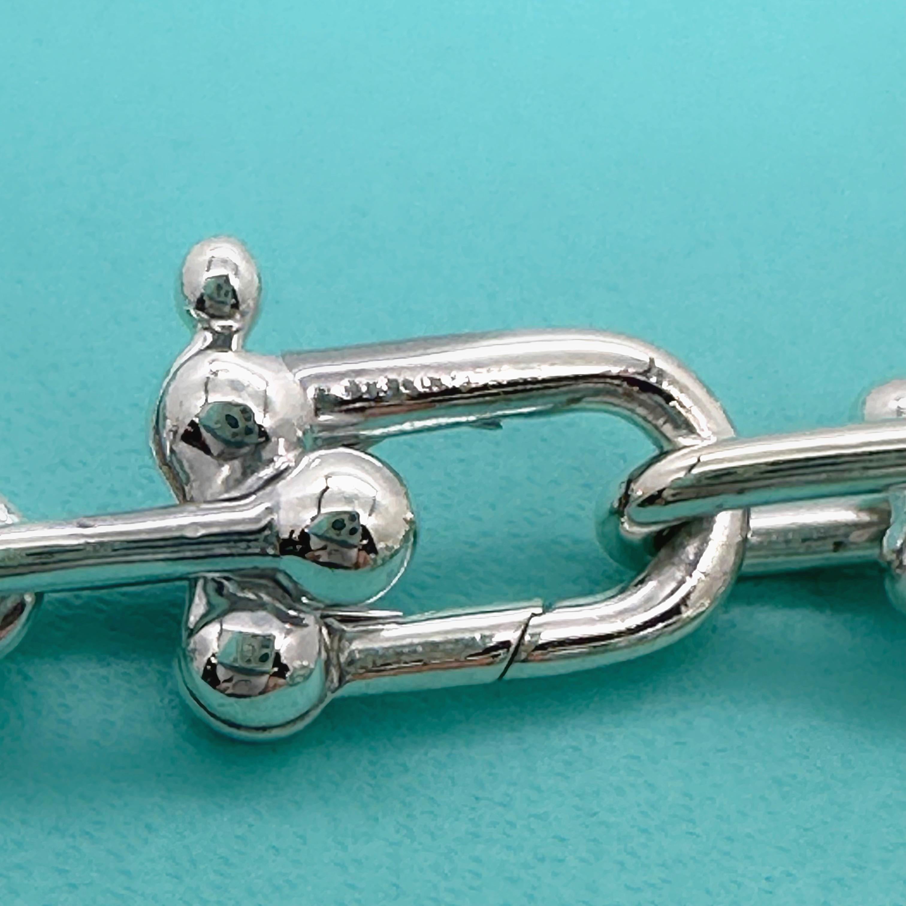 Tiffany & Co. Hardwear Small Link Necklace in Sterling Sliver 18' Length 12