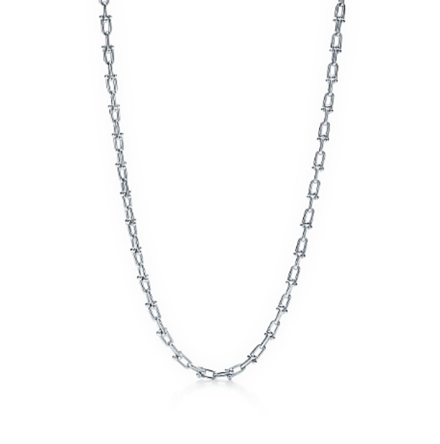 Tiffany & Co. Hardwear Small Link Necklace in Sterling Sliver 18' Length 1