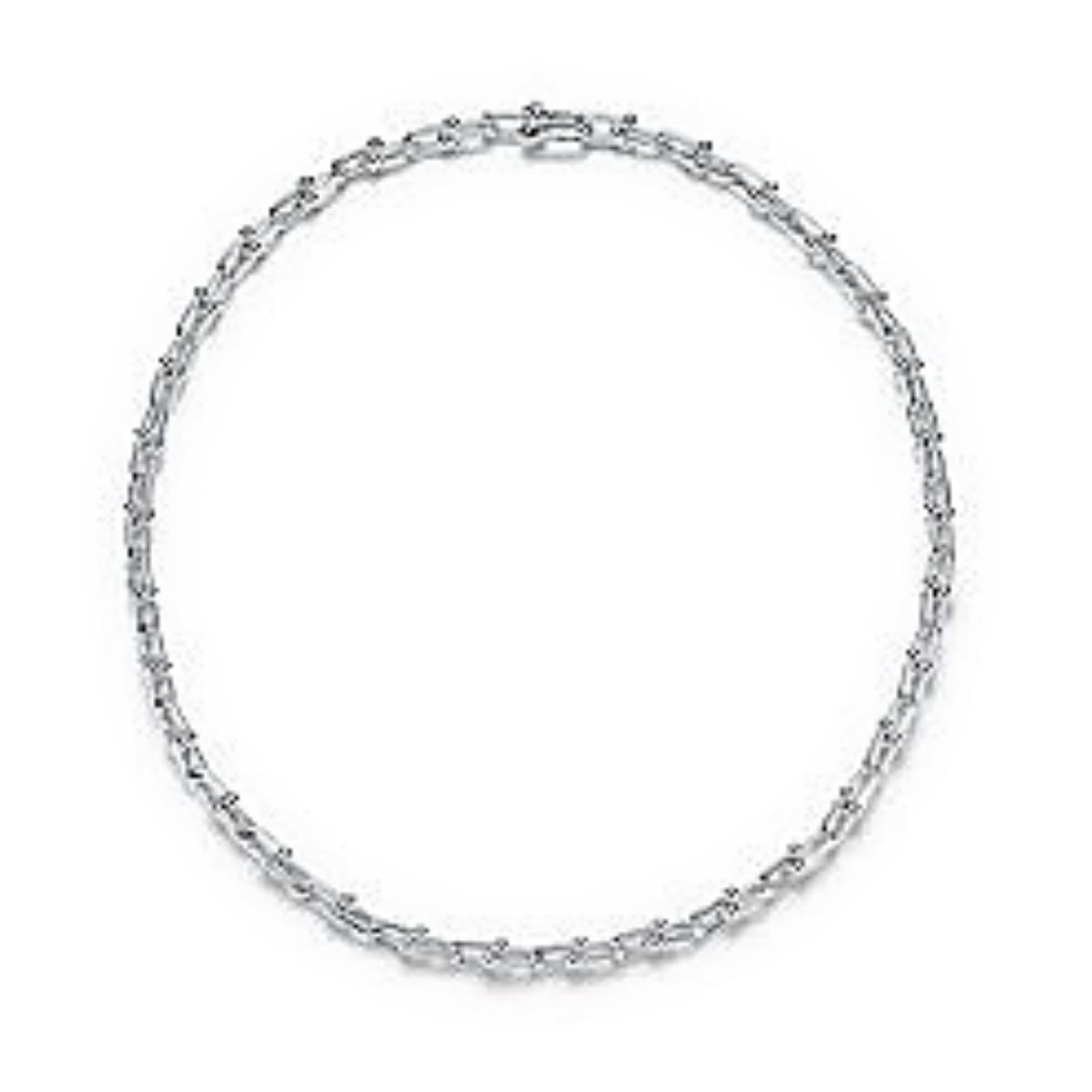 Tiffany & Co. Hardwear Small Link Necklace in Sterling Sliver 18' Length 3