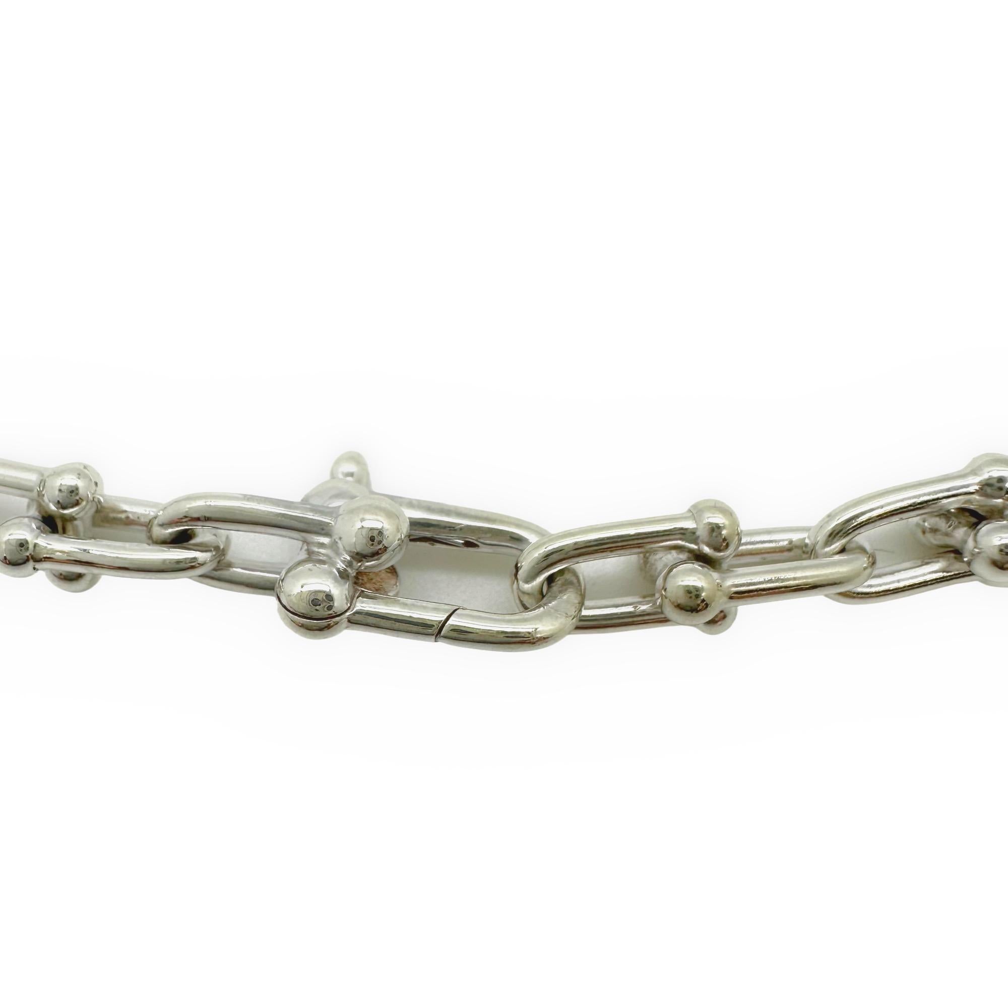 Tiffany & Co. Hardwear Small Link Necklace in Sterling Sliver 18' Length 5