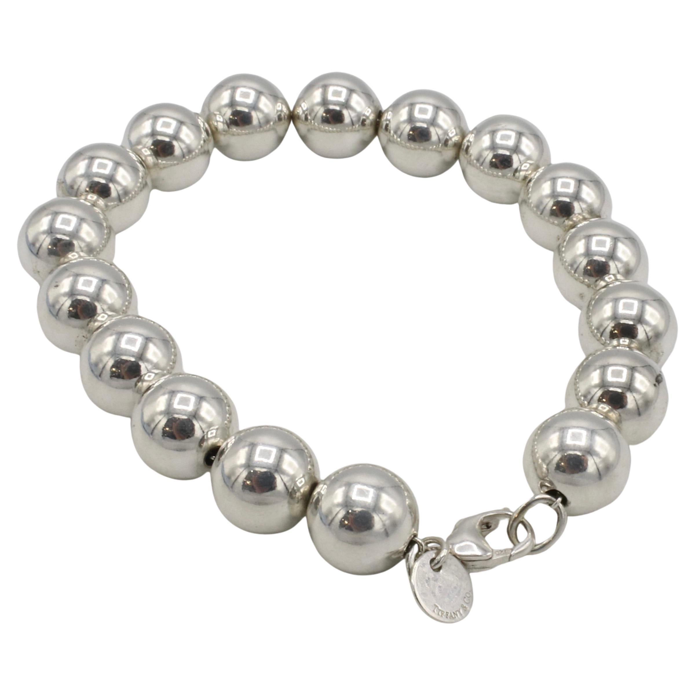 Moderne Tiffany & Co. Bracelet de perles en argent sterling HardWear  en vente