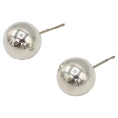 Tiffany & Co. HardWear Sterling Silver Stud Ball Earrings 10MM