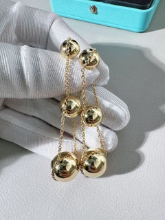 Tiffany & Co. HardWear Triple Drop Ball Earrings in 18k Yellow Gold
