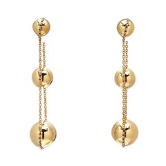 Tiffany & Co. boucles d'oreilles en or jaune "HardWear Triple-Drop"