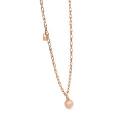 Tiffany & Co. HardWear Wrap Necklace 18K Rose Gold 36"