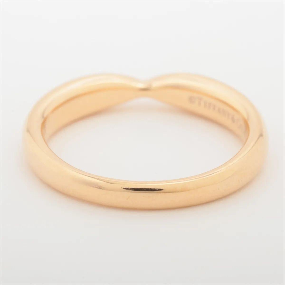 Tiffany & Co. Harmony Band Ring Gold In Good Condition For Sale In Humacao, PR