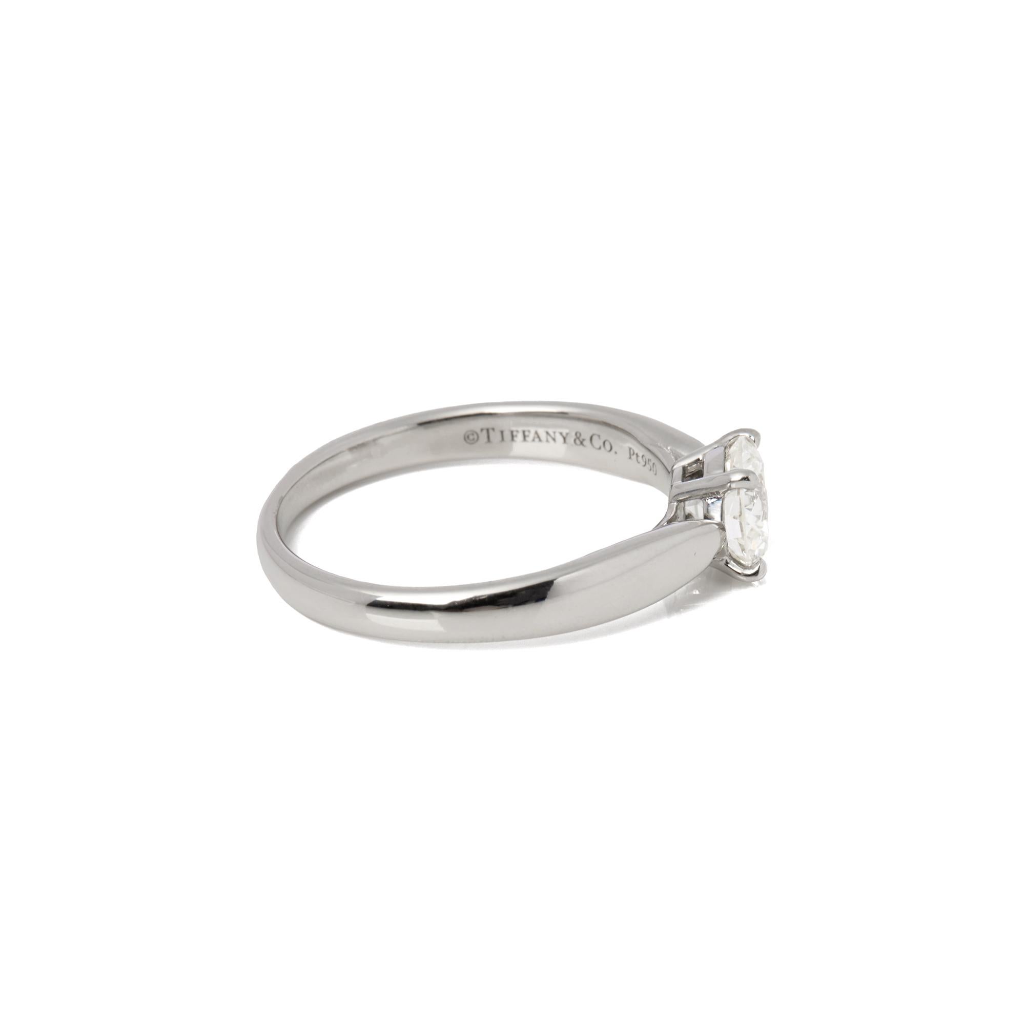 Women's Tiffany & Co. Harmony Brilliant Cut 0.67ct Solitaire Ring 