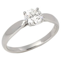 Tiffany & Co. Harmony Brilliant Cut 0.67ct Solitaire Ring 