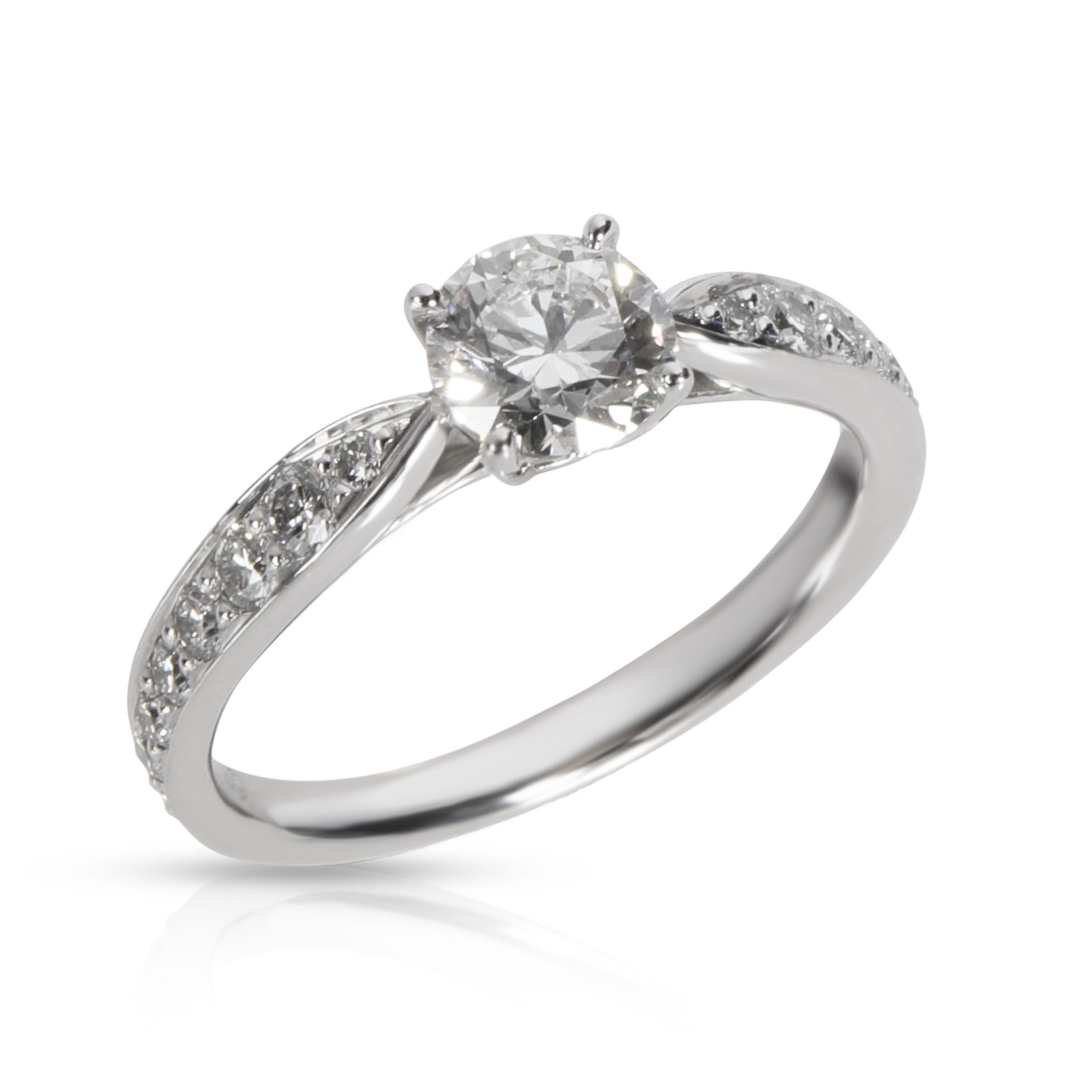 Tiffany & Co. Harmony-Diamant-Verlobungsring aus Platin 0,58 Karat (Moderne)