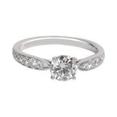 Tiffany & Co. Harmony-Diamant-Verlobungsring aus Platin 0,58 Karat