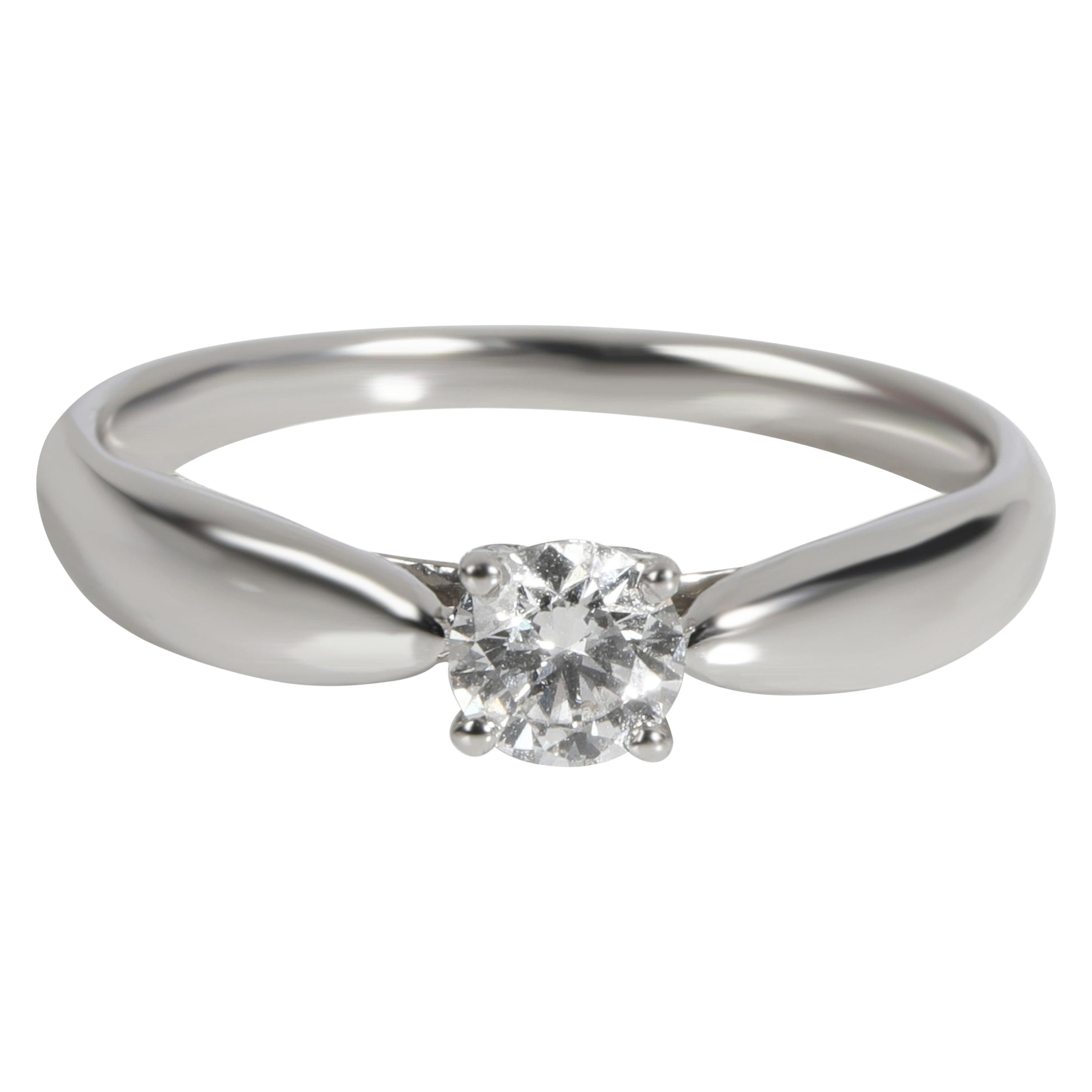 Tiffany and Co. Harmony Diamond Engagement Ring in Platinum D SI1 0.25 CTW  For Sale at 1stDibs
