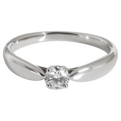 Tiffany & Co. Harmony Diamond Engagement Ring in Platinum D VVS2 0.21 CTW
