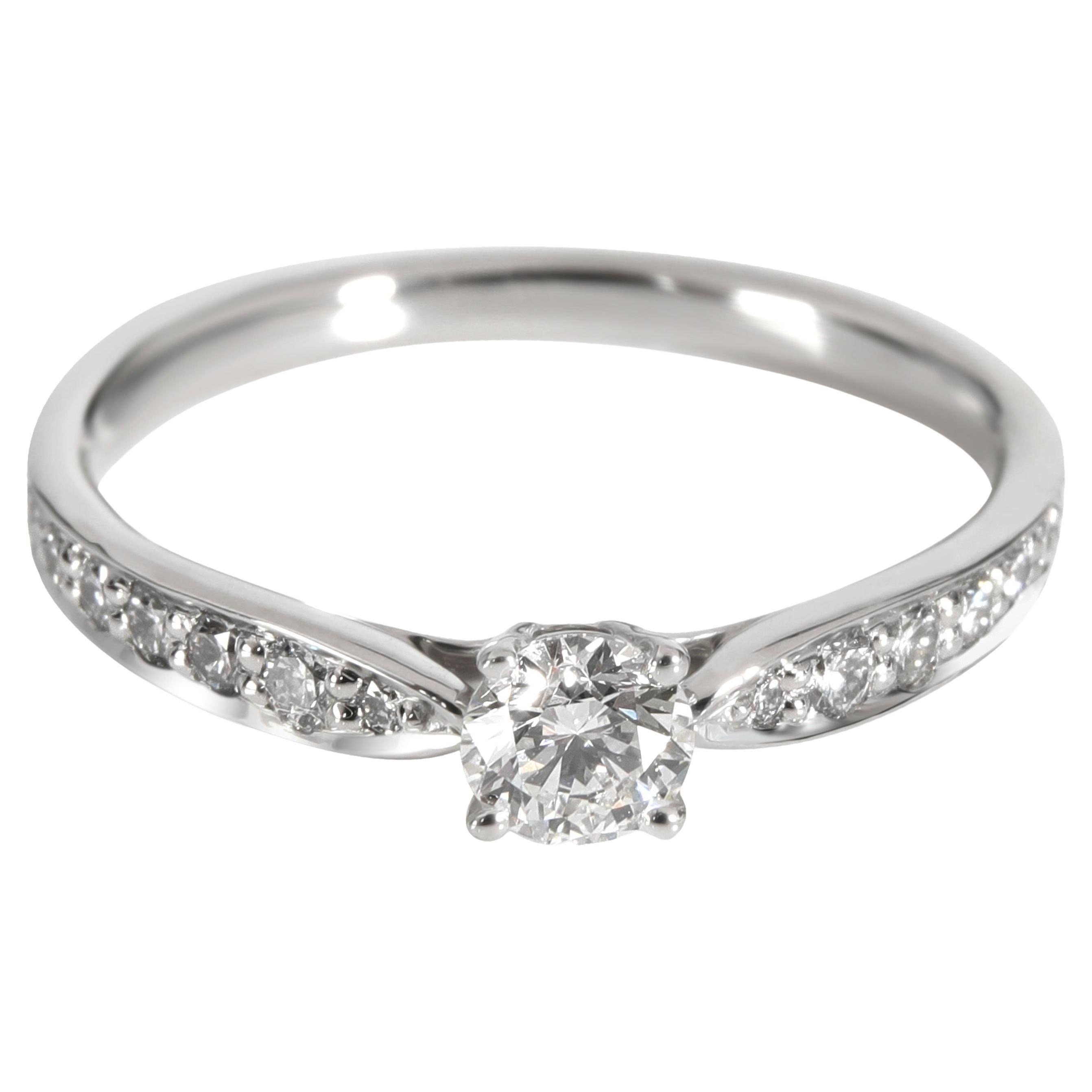 Tiffany & Co. Harmony Diamond Engagement Ring in Platinum G VS1 0.32 CTW