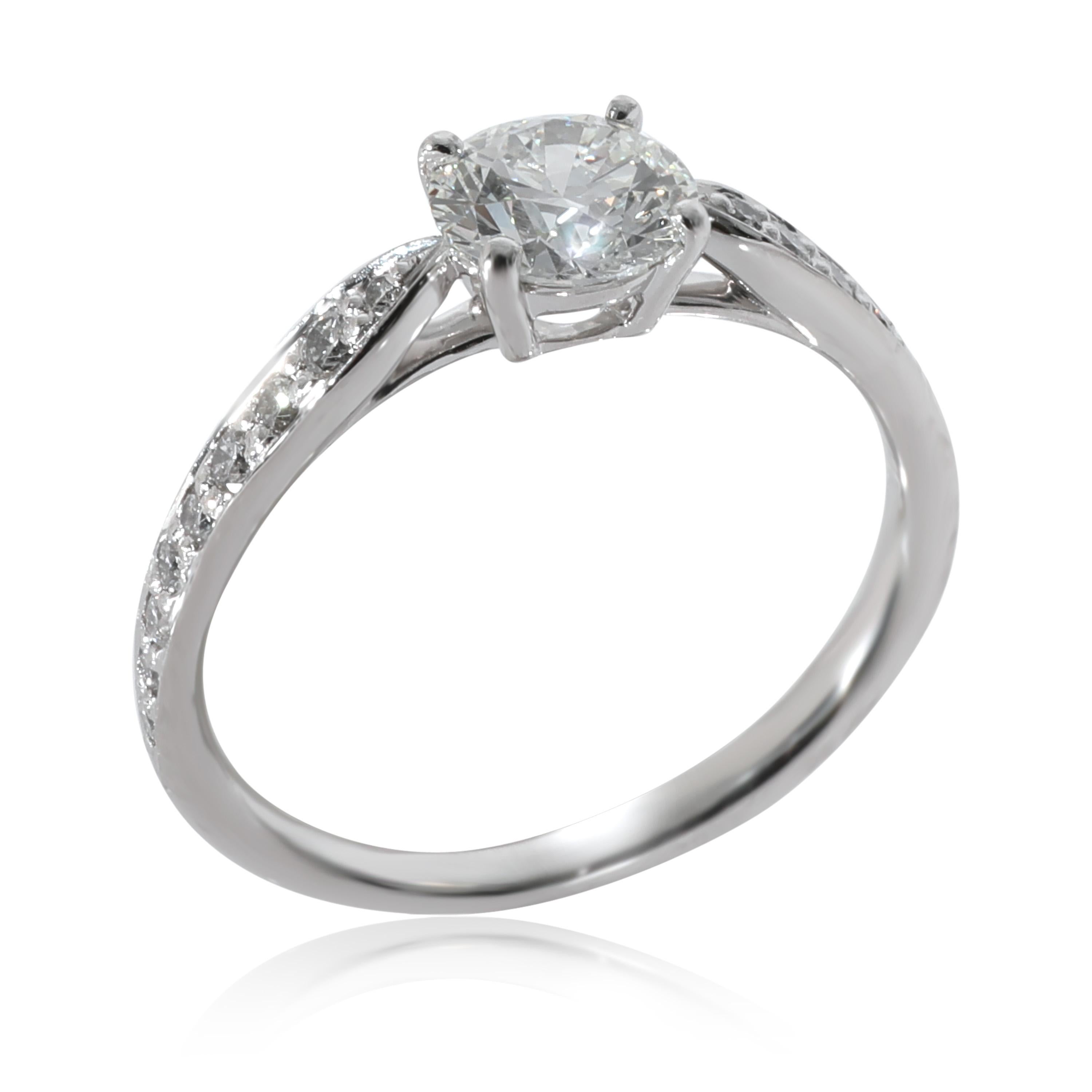 Women's Tiffany & Co. Harmony Diamond Engagement Ring in Platinum G VS1 0.77 Carat