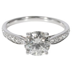 Tiffany & Co. Harmony Diamond Engagement Ring in Platinum I VVS2 1.38 Ctw