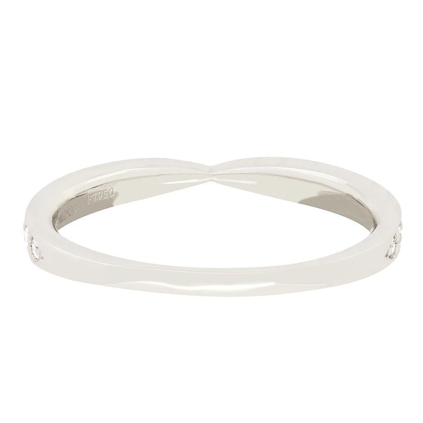 Tiffany & Co. ‘Harmony’ Diamond Eternity Band In Good Condition For Sale In London, GB