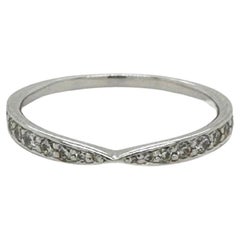Tiffany & Co. Harmony Diamond Platinum Band Ring