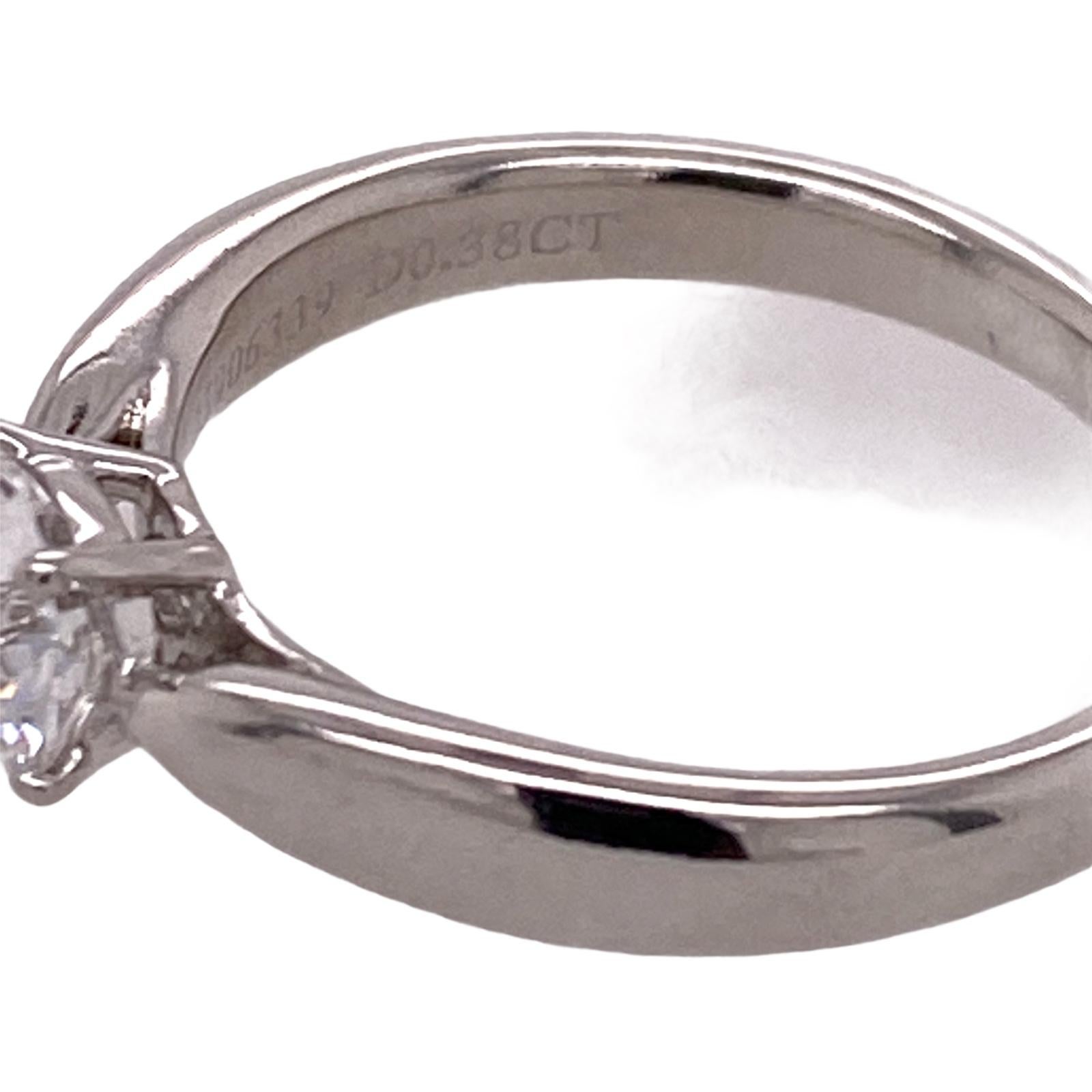 Women's Tiffany & Co. Harmony Diamond Platinum Solitaire Engagement Ring
