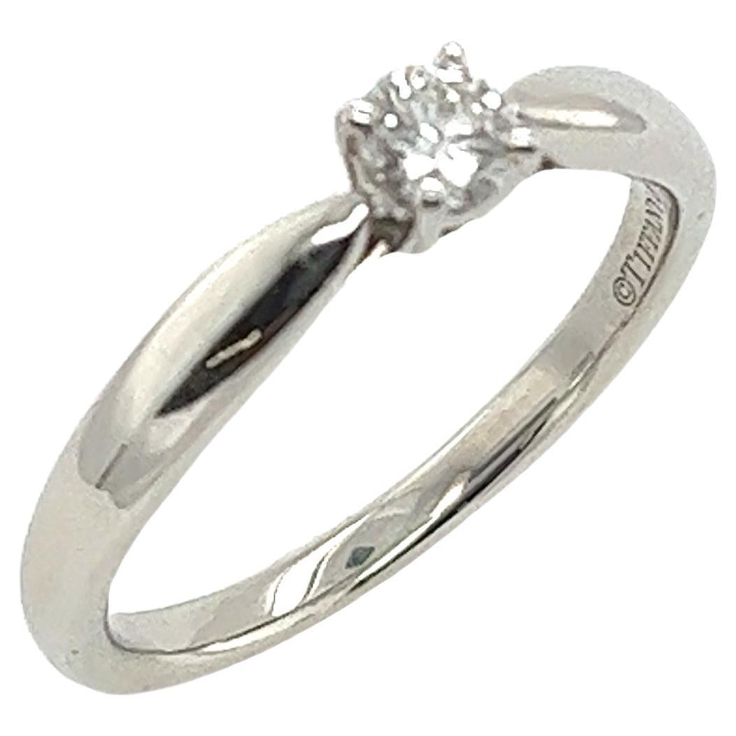 Tiffany & Co. Harmony Diamond Ring 0.15ct Set in Platinum  For Sale