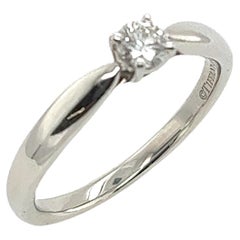 Tiffany & Co. Harmony Diamond Ring 0.15ct Set in Platinum 
