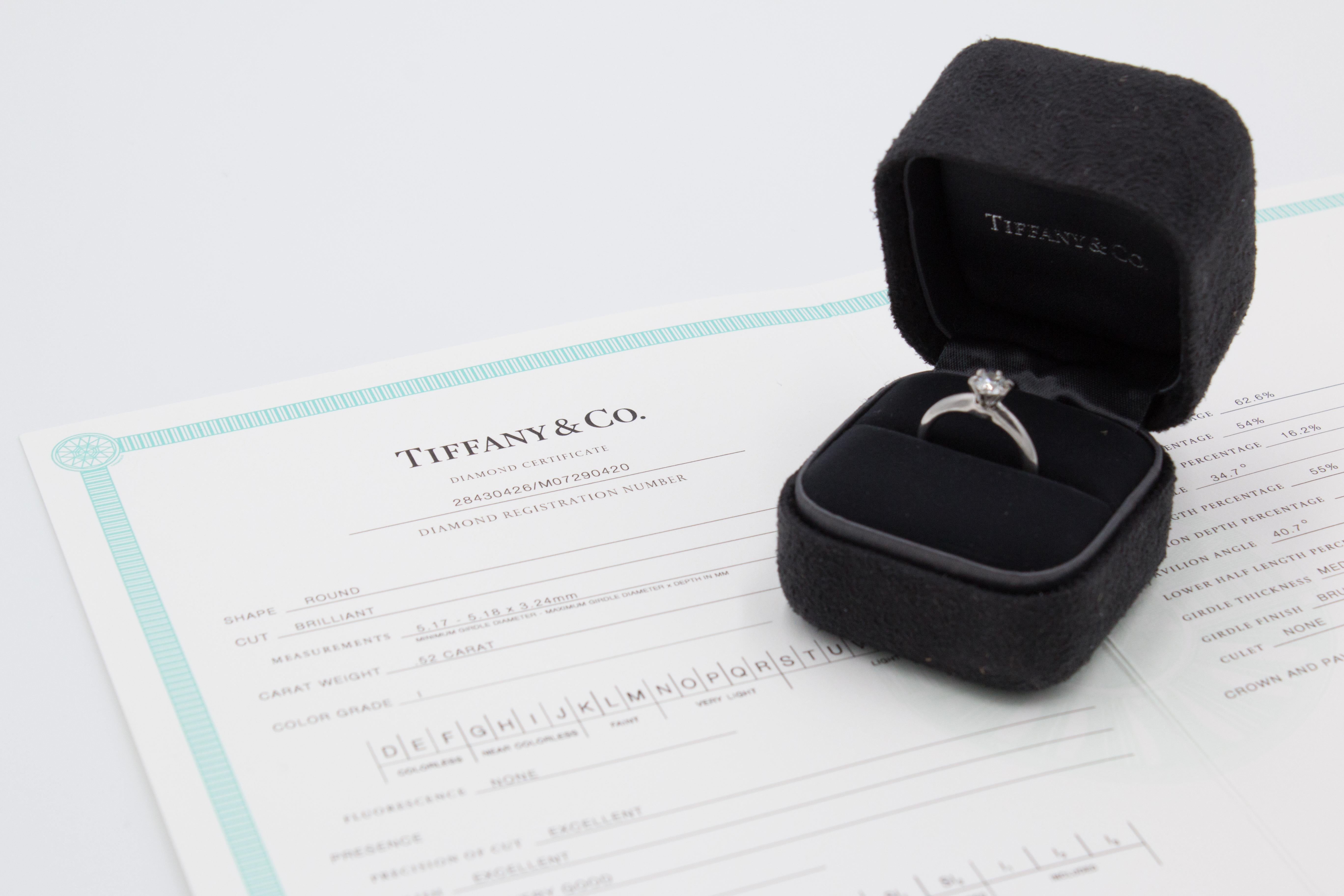 Tiffany & Co. Harmony Diamond Solitaire Engagement Ring 3