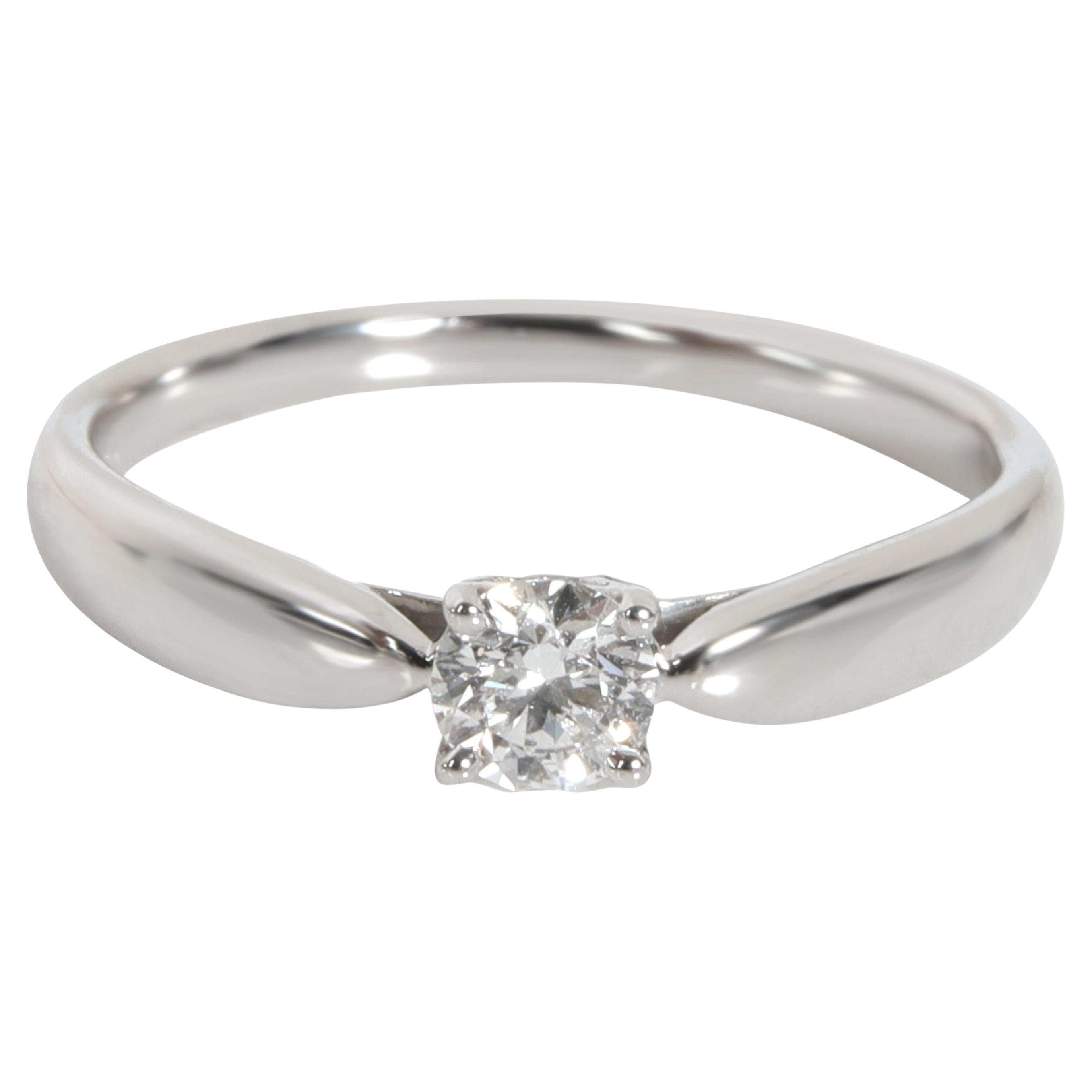 Tiffany & Co. Harmony Diamond Solitaire Ring in Platinum H VS1 0.21 CTW