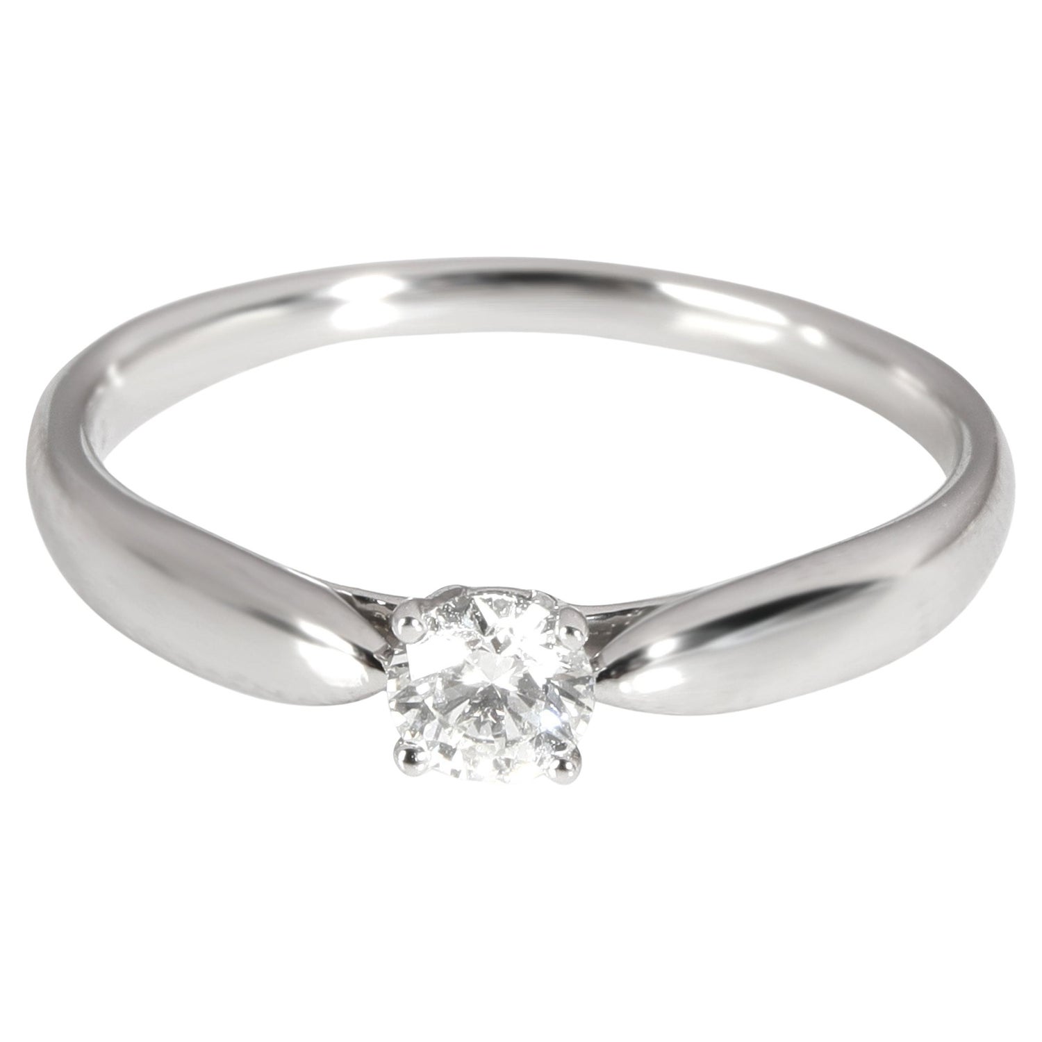 Tiffany and Co. Bague de fiançailles Harmony en platine avec diamant E VS1  0,19 carat poids total En vente sur 1stDibs | bague tiffany harmony