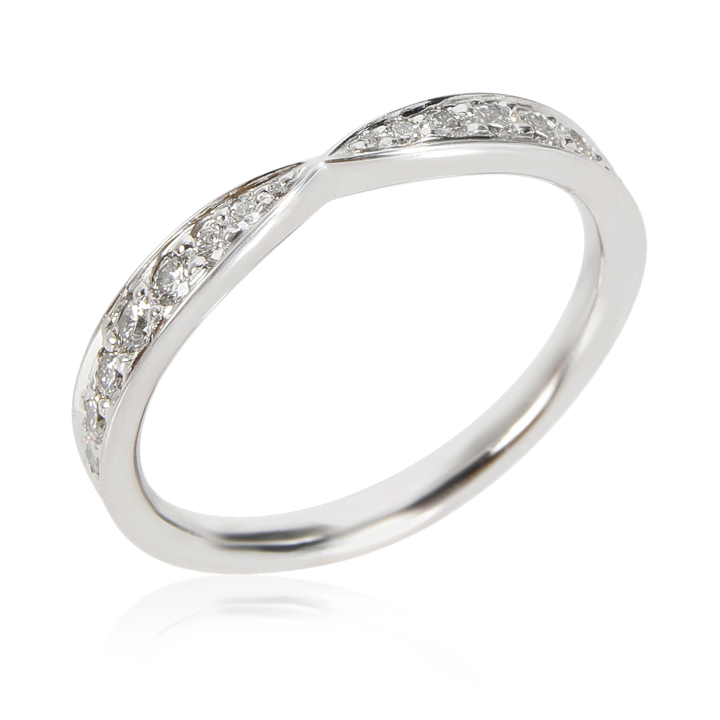 Tiffany & Co. Harmonischer Harmony-Diamant-Ehering aus Platin 0,23 CTW im Zustand „Hervorragend“ in New York, NY