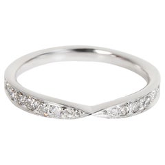 Tiffany & Co. Harmonischer Harmony-Diamant-Ehering aus Platin 0,23 CTW