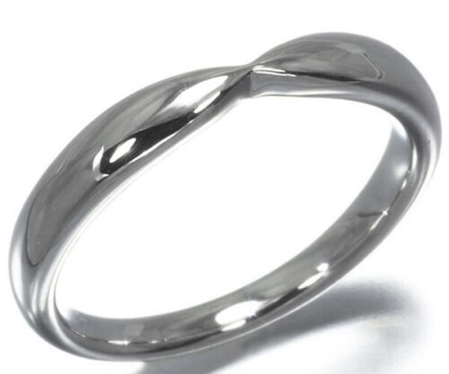 TIFFANY & Co. Alianza de Platino Harmony 3 mm 6,5 en Nuevo estado para la venta en Los Angeles, CA