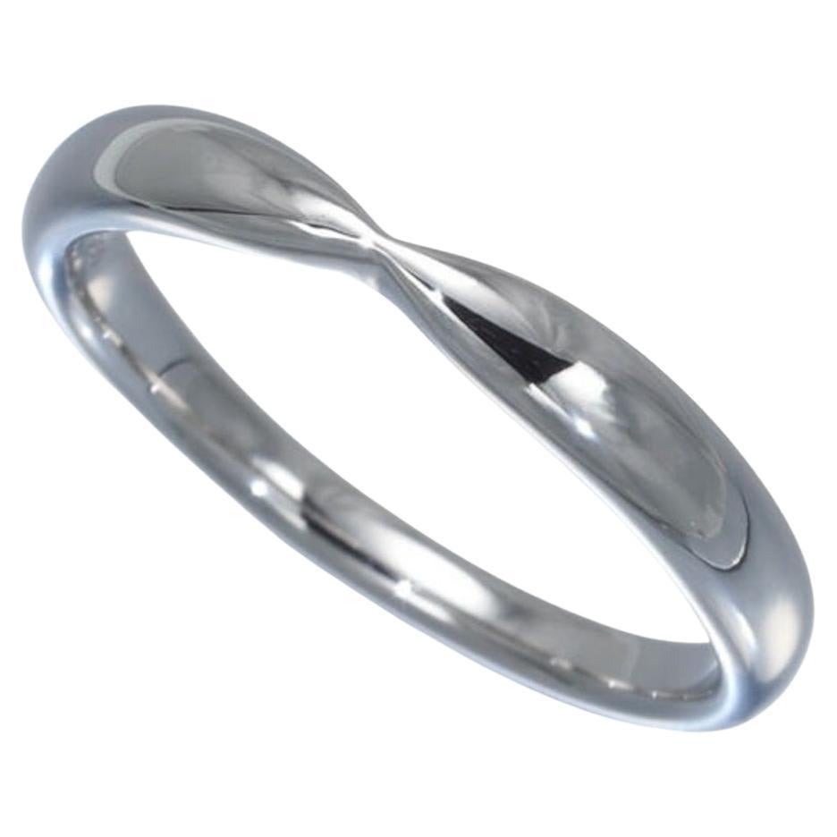 TIFFANY & Co. Anneau de mariage Harmony en platine 3mm 6.5