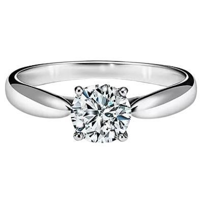 TIFFANY & Co. Harmony Platin .80ct Diamant Verlobungsring 7