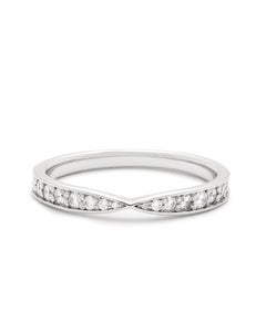 Tiffany & Co Harmony platinum and diamond ring