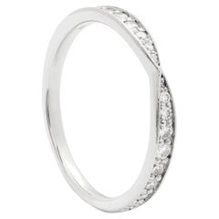 Tiffany & Co Harmony platinum and diamond ring