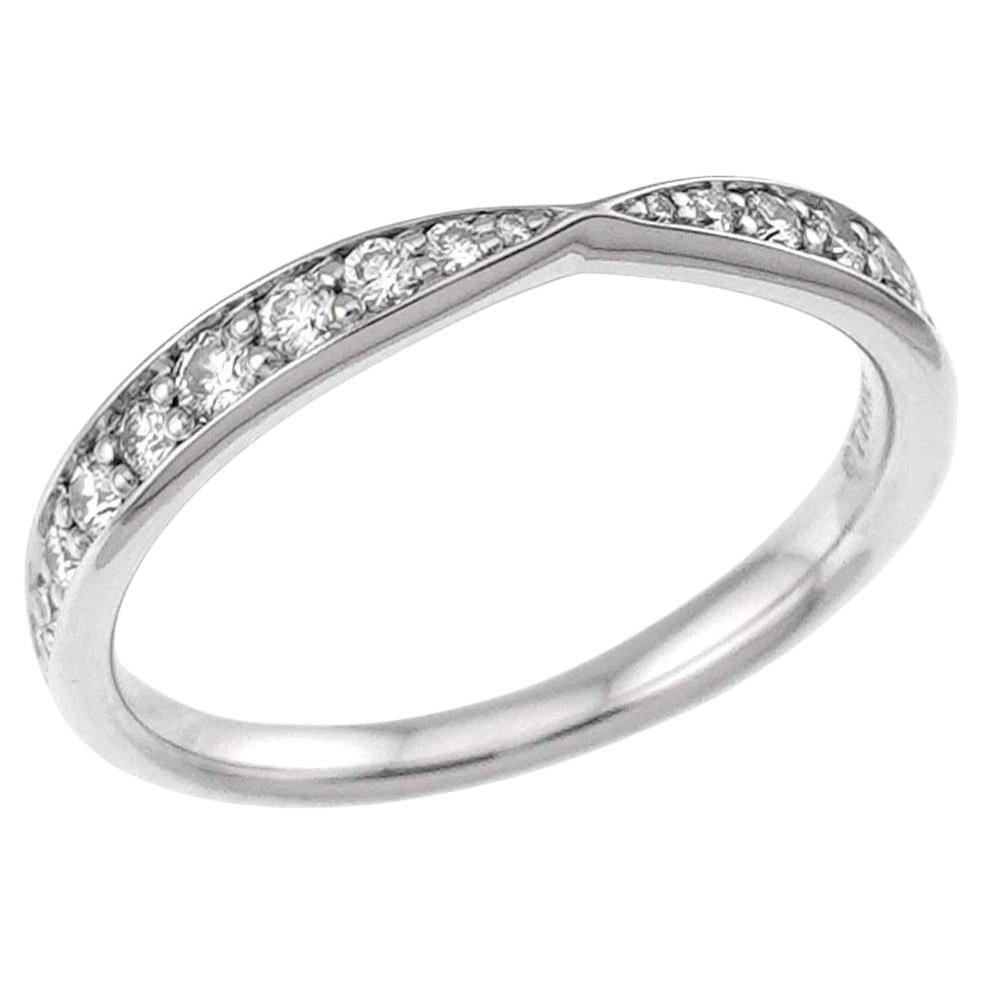 TIFFANY & Co. Anello Harmony Platinum Diamond con fascia da 1,8 mm, misura 4,5