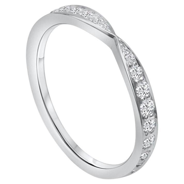 TIFFANY & Co. Harmony Platin Diamant 1,8mm Band Ring 7