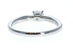 Tiffany & Co. Harmony Platinum & Diamond Engagement Ring 0.33ctw F VVS2