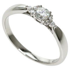TIFFANY & Co. Harmony Platin Diamant Ring mit Seitensteinen 5.5