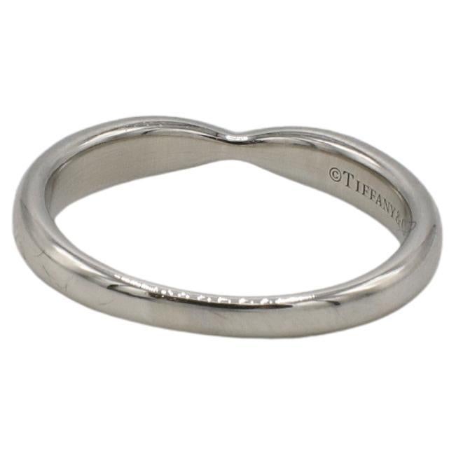 Modern Tiffany & Co. Harmony Platinum Wedding Band Ring 3MM For Sale