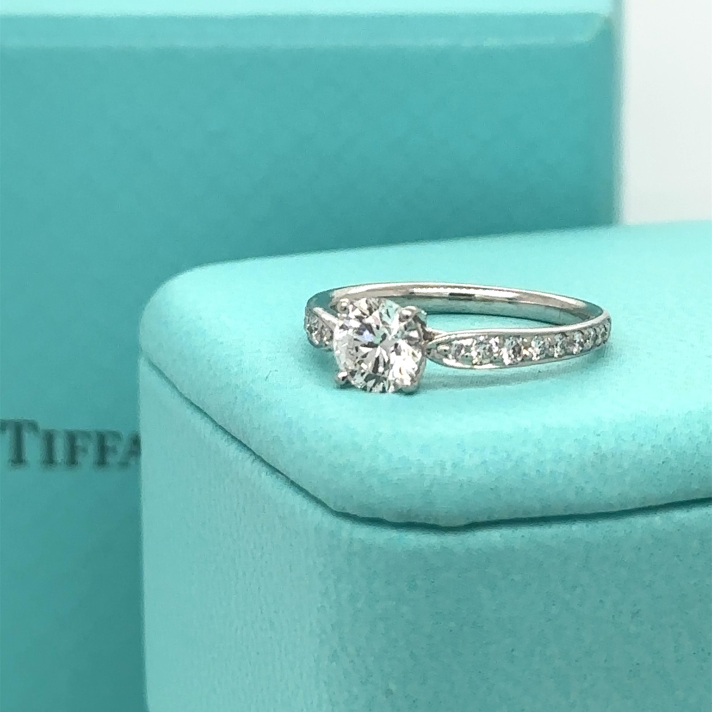 Tiffany & Co, bague Harmony en platine 0,62 carat Pour femmes en vente