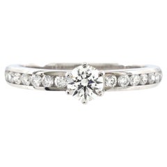 Tiffany & Co. Anillo Harmony Platino y Diamantes con Diamante RBC F/VS1 0