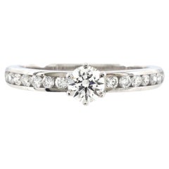 Tiffany & Co. Harmony Ring Platinum and Diamonds with RBC Diamond F/VS1 0