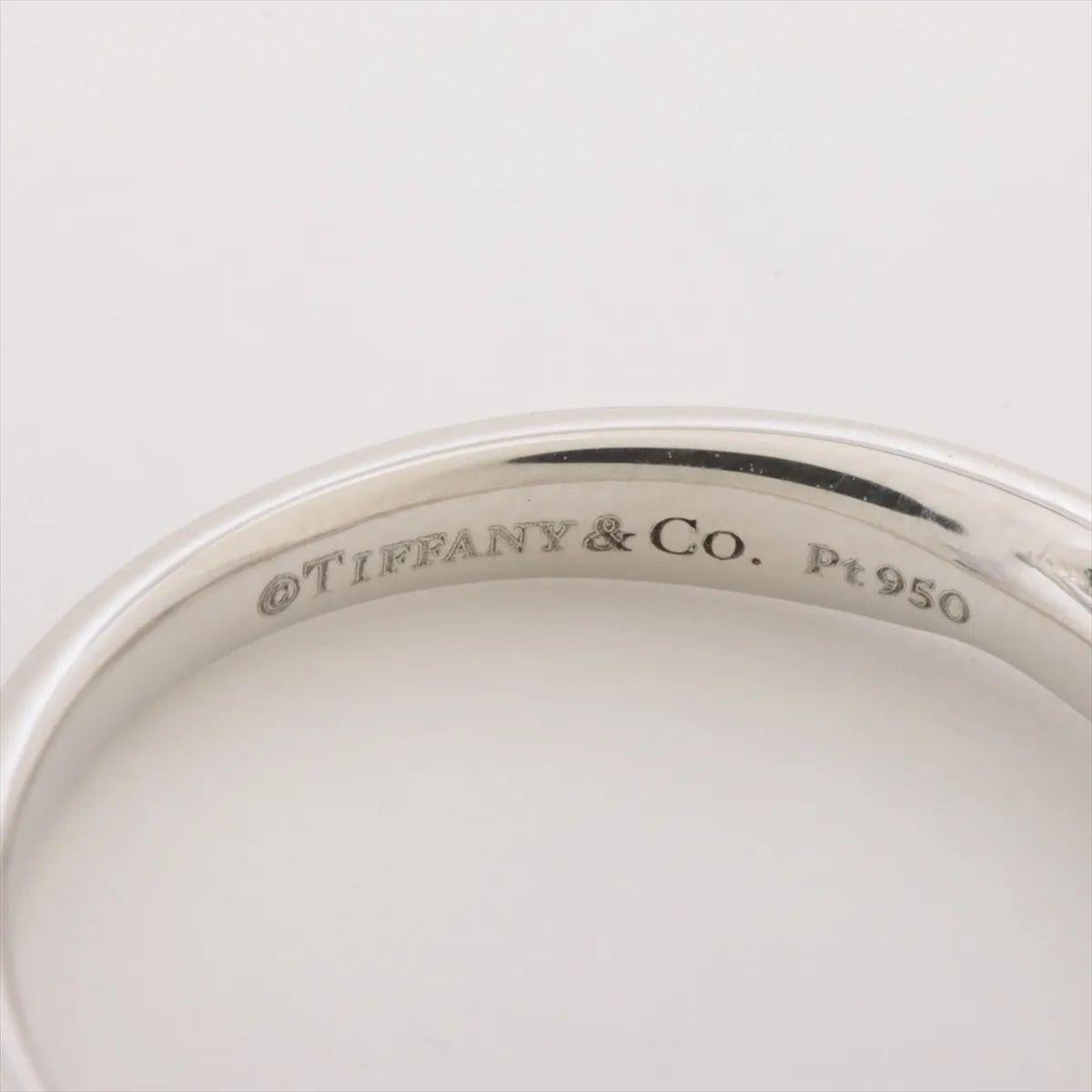 Donna Tiffany & Co. Anello di fidanzamento Harmony a Brilliante Rotondo in Platino in vendita