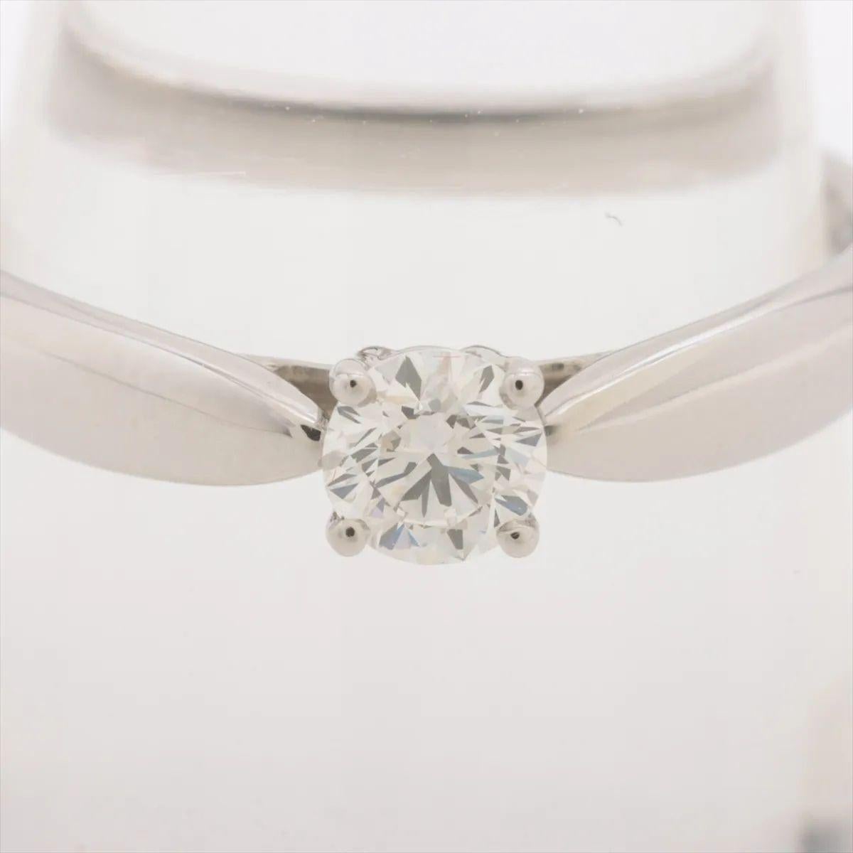 Tiffany & Co. Anello di fidanzamento Harmony a Brilliante Rotondo in Platino in vendita 1