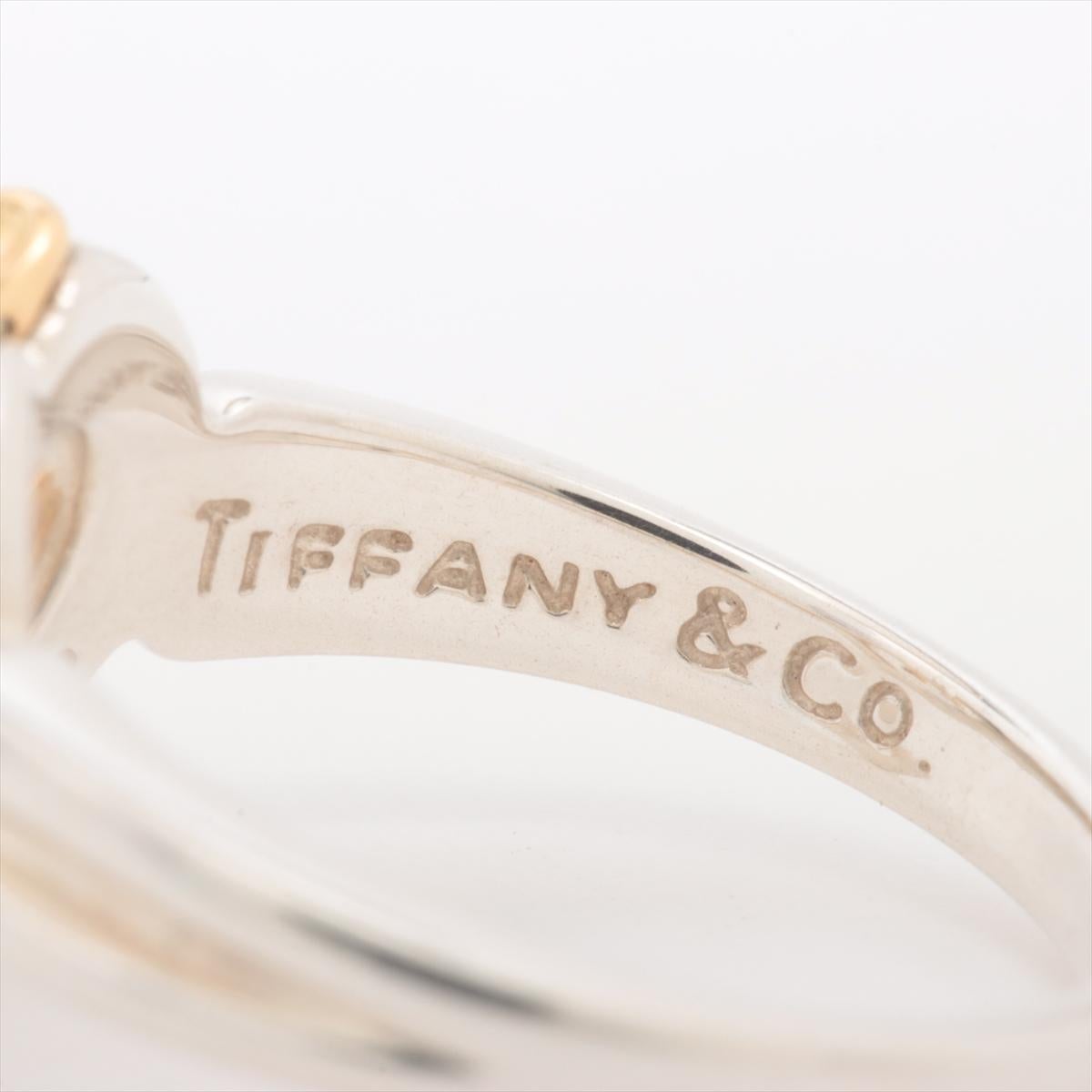 Tiffany & Co. Heart Bow Two-tone Ring For Sale 1
