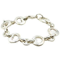 Tiffany & Co. Heart Cut Out Bracelet Sterling Silver